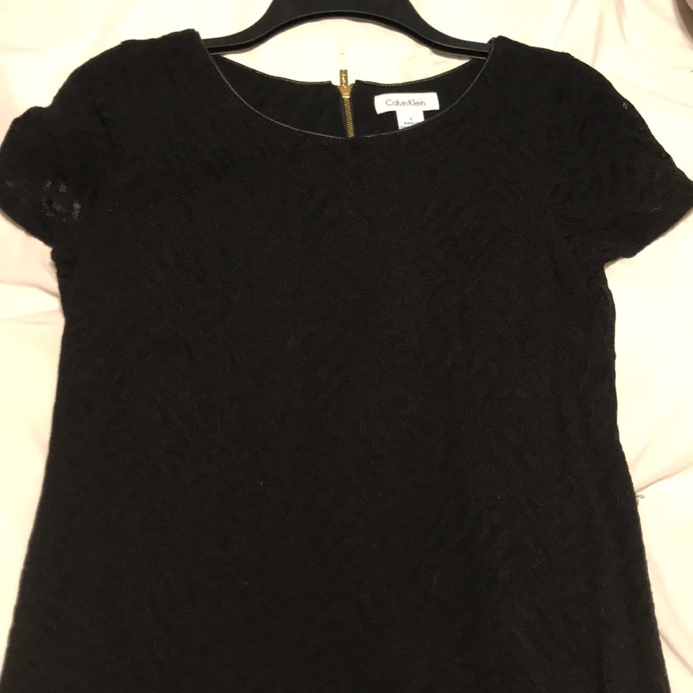 Calvin Klein Black Midi Dress